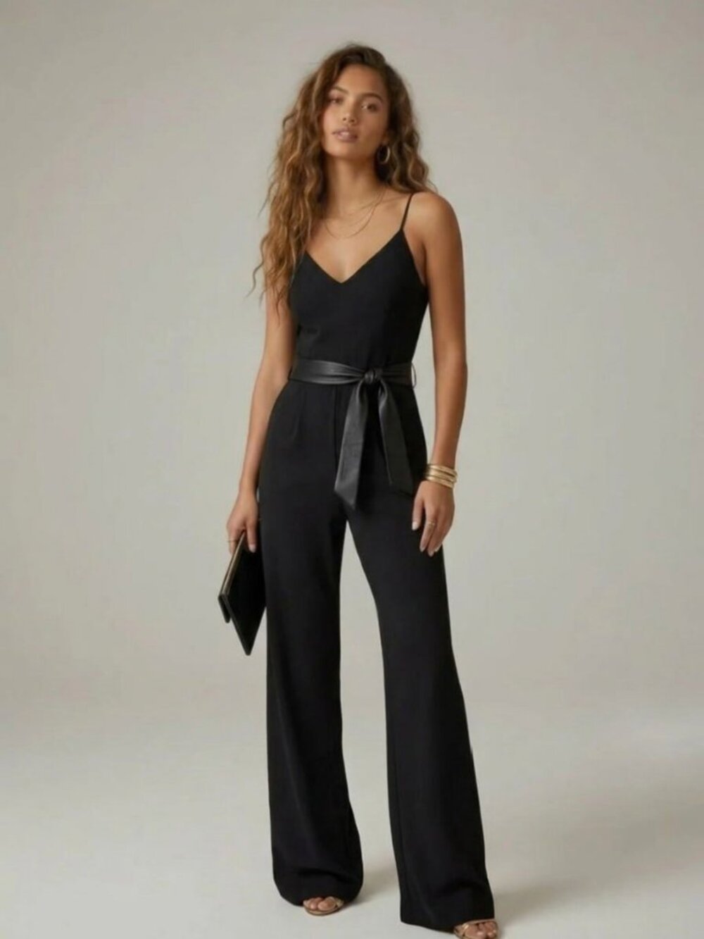 & Other Stories Black Jumpsuit Size 6